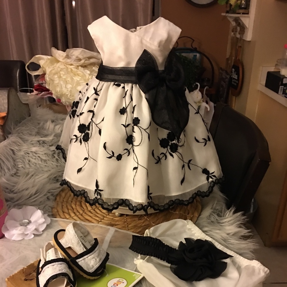 Baby girl dress set